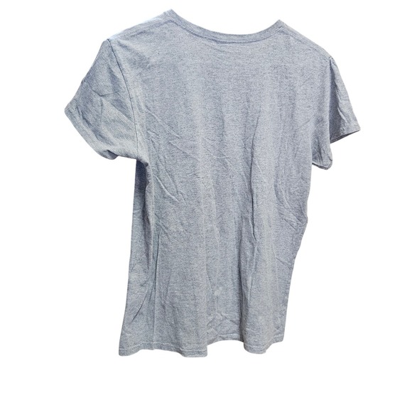 Womens Large Gildan Even My chickens Sparkle Gray Chicken Graphic Tee - Picture 3 of 3